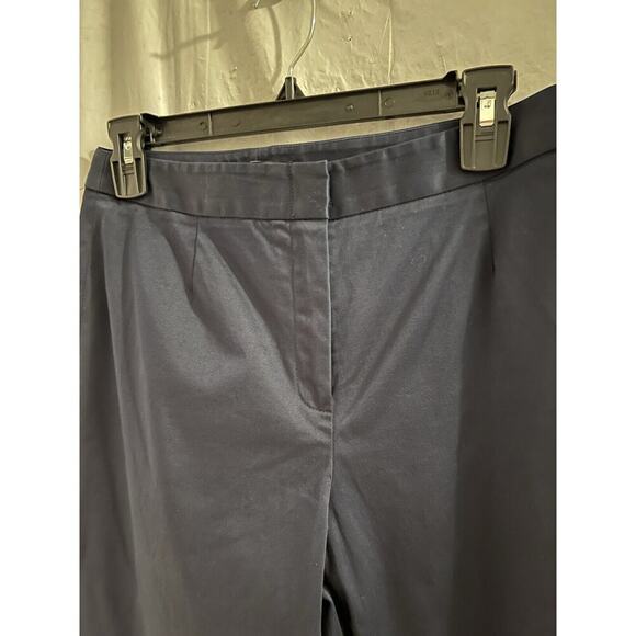 Lafayette 148 Women’s Classic Straight Leg Trousers in Navy Blue Size 4/s - Picture 2 of 5